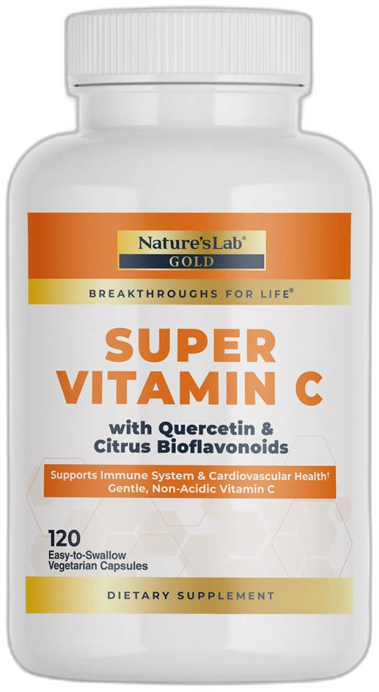 Nature's Lab Gold Super Vitamin C 1000 mg - 120 Capsules