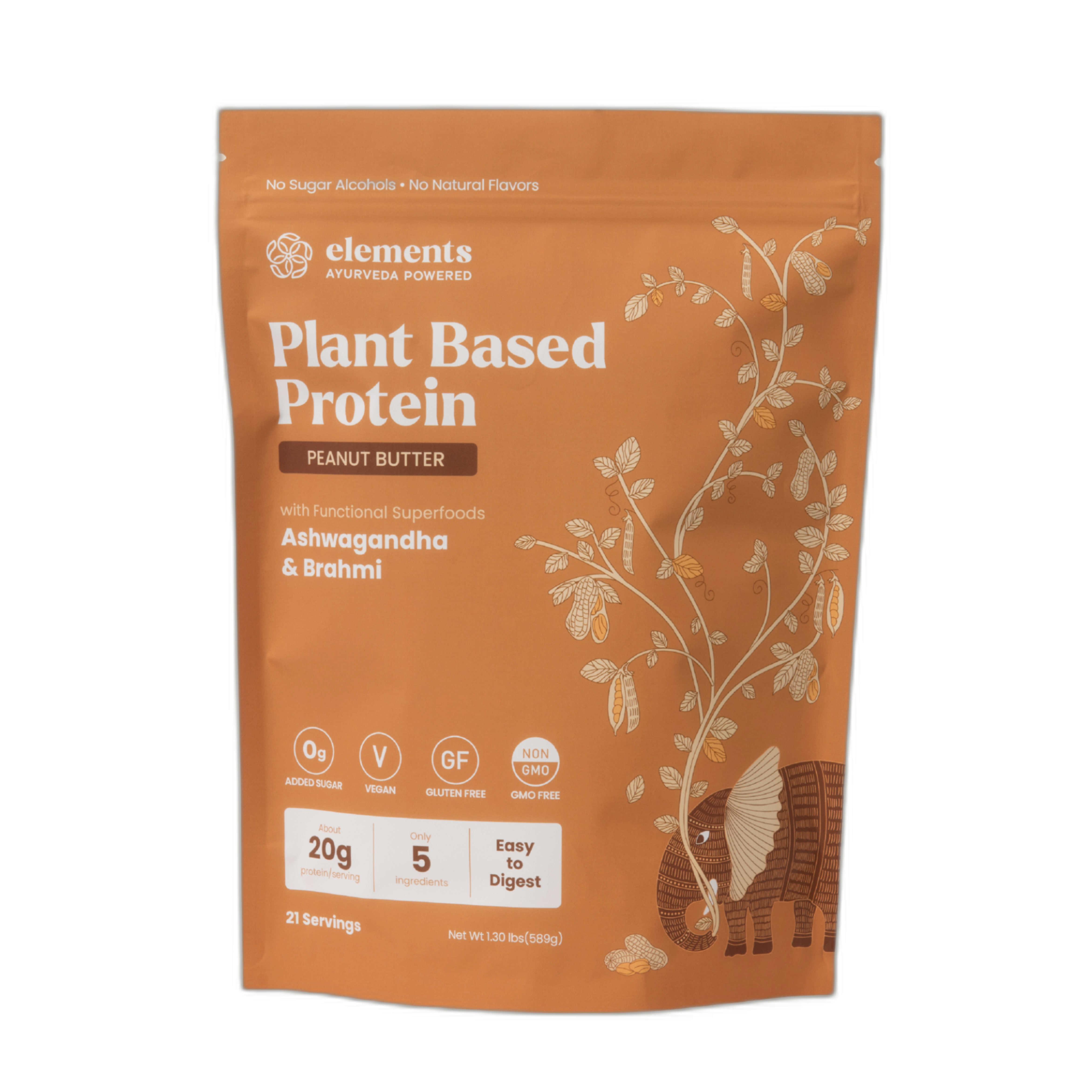 Plant Based Protein Powder: Peanut Butter (21 Servings)