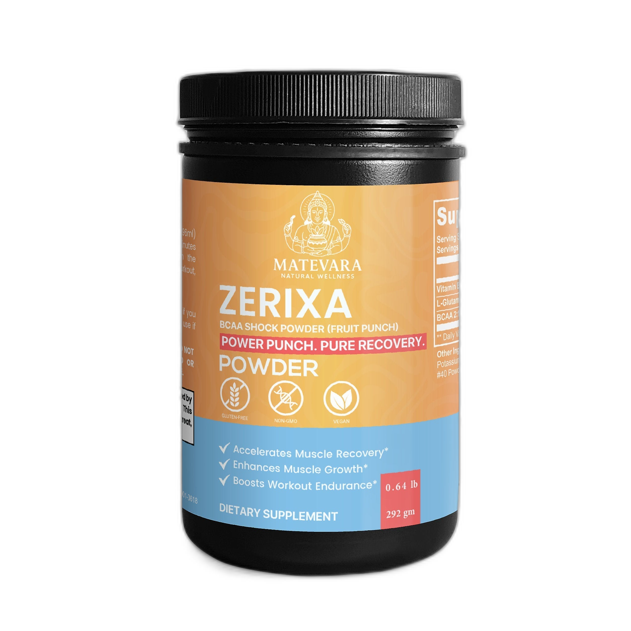 Zerixa BCAA Amino Complex - Muscle Recovery & Protein Synthesis | 292g