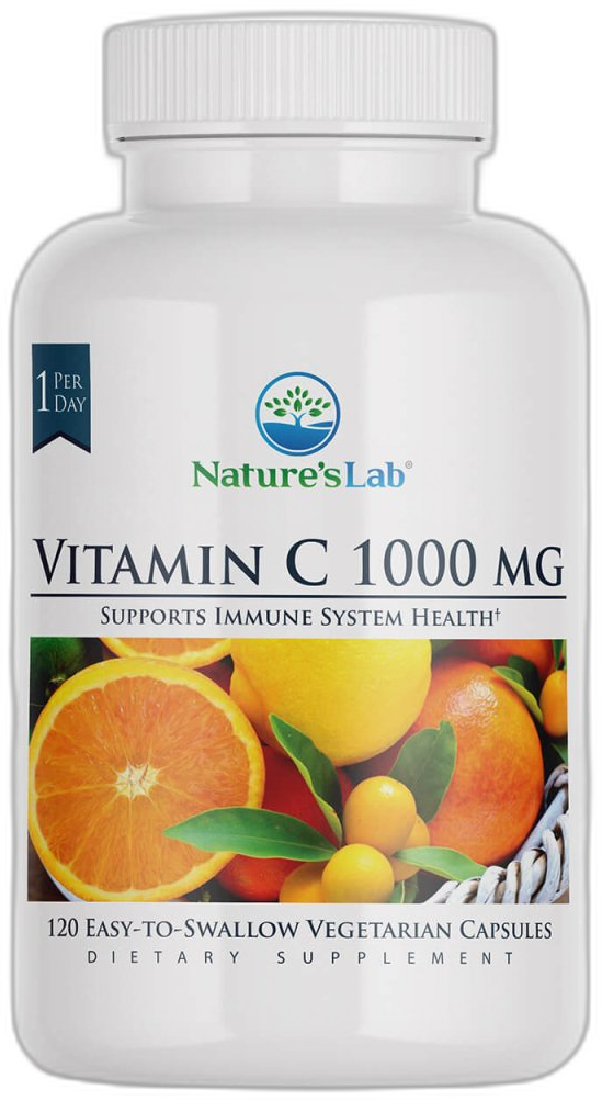 Nature's Lab Vitamin C 1,000mg - 120 Capsules