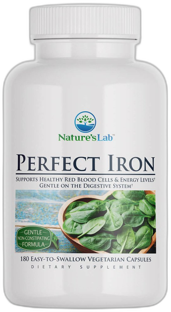 Nature's Lab Perfect Iron 25mg - 180 Capsules